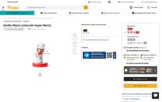 Amiibo Mario colección Super Mario por 9,95€