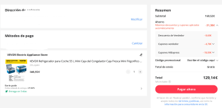 VEVOR Refrigerador para Coche 55 L Por 129,14€