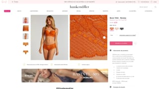 Hunkemöller Boxer Vikki Naranja por 6€