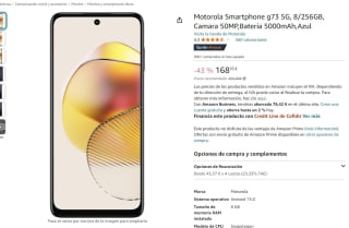 Motorola Moto G73 5G 6,5" 8/256GB por 168,95€