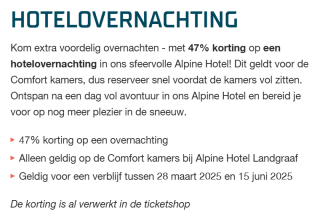 47% korting op wintersport activiteiten bij SnowWorld