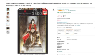 Puzle de 1500 piezas Dead Moon, Luis Royo de la marca Educa por 9€