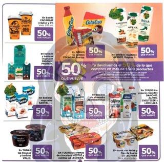 50% Que vuelve end Carrefour Folleto de Agosto hasta el 26 de agosto
