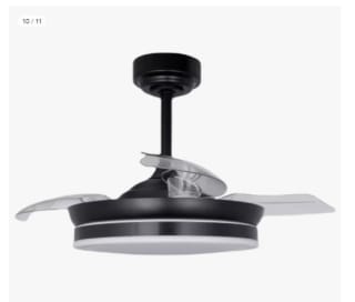 Ventilador Aspas Deplegables Akunadecor Led regulable con memoria y temporizadorpor 69.66€ (Cuenta Nueva 57.66€)