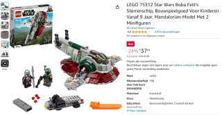 LEGO Star Wars Boba Fett's sterrenschip (75312) voor €37,89 bij Amazon.nl