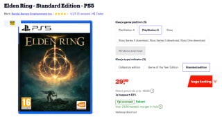 Elden Ring (PS5) voor €29,99 bij Bol