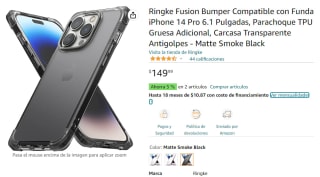 Funda transparente para Iphone 14 Pro por $149