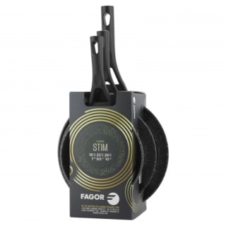 Fagor Stim Set 3 Sartenes de Aluminio Forjado 18, 22 y 26 cm por 19,95€