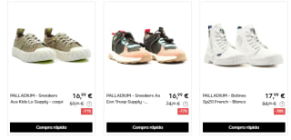 Chollazo calzado Palladium desde solo 14,99€