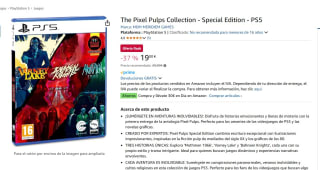 The Pixel Pulps Collection PS5 por 19€.