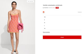 Vestido estampado combinado para Mujer por 9.99€