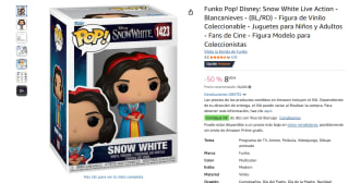 Funko Pop! Disney: Snow White Live Action - Blancanieves por 8€
