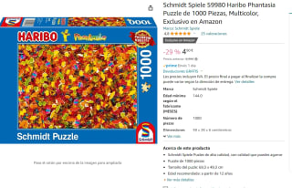 Marca Schmidt Spiele puzle de 1000 piezas Haribo Phantasia por 4,90€