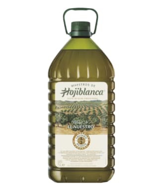 Maestros Hojiblanca El Nuestro aceite de oliva virgen extra garrafa 5 l por 29,99€