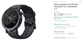 Smartwatch Cmf By Nothing Watch Pro 2 por $1,399 en Mercado Libre