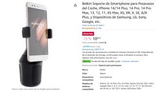 Belkin Soporte de Smartphone para Posavasos del Coche por 10,80€
