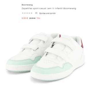 Zapatillas sport-casual Jam III para Peques Boomerang por 8.99€