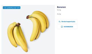 1 Kilo Bananen voor €0,99 bij de Aldi