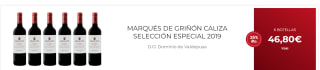 6 Botellas de Marqués de Griñón Caliza Selección Especial 2019 por 36.8€
