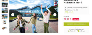 Tickets voor Madurodam €14,95 bij Bongo