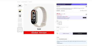 Xiaomi Mi Band 8 por solo 19,90€