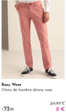 Bermudas y Pantalones para ellos por 7€ y 8€