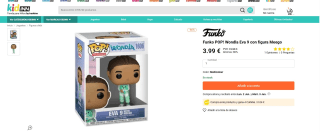 Figura Funko POP! Wondla Eva 9 con figura Meego por 3,99€