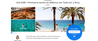 Escappada Mallorca . 5 días con hotel todo incluido y ferry de ida y vuelta desde solo 204€ pxp