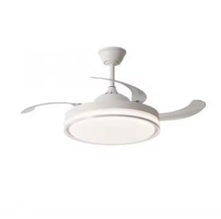 Ventilador de techo Palas retráctiles Motor DC LED Regulable Memoria y Mando REF. LOVANIA 1576 WH a solo 35,66€