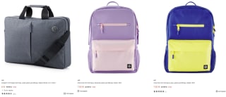 HP maletín y mochilas desde solo 6€ en EL Corte Ingles