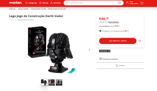 Set Lego Star Wars Casco de Darth Vader por solo 46€