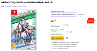 Akiba's Trip: Hellbound & Debriefed - Nintendo Switch voor €21,60 bij Bol.com