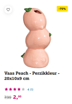 Tot 75% korting in de Leen Bakker outlet