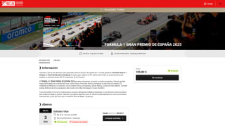 Abono 3 días Gran Premio de España F1 2025 por 185€