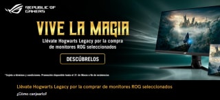 Llévate Hogwarts Legacy por la comprar de monitores ROG seleccionados