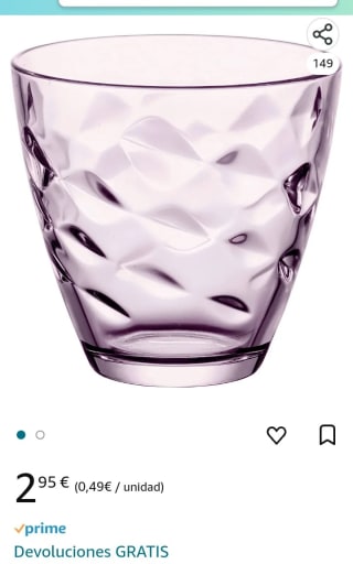 Bormioli Rocco Vaso, 6 Unidades por 2,95€.