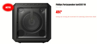 Philips TAX4207/10 - Draagbare luidspreker - Zwart voor €49,99 bij Dirk