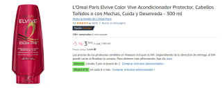 3 Botes de ELVIVE Color Vive Acondicionador de 300ml por 7.38€