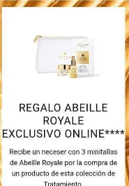 Regalo de neceser con 3 minitalls por la compra de productos de la coleccion