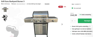Grill Guru Backyard Burner 3 voor €249,99 bij Vuur en Rook