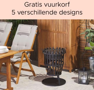 Gratis vuurkorf bij besteding vanaf €750 Beliani