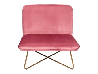 Sillón de terciopelo por 74,99