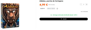 Juego de mesa Aldabas, puertas de Cartagena por 4.99€