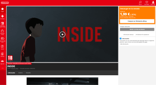 Juego INSIDE Nintendo Switch por solo 1,99€