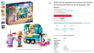 Set LEGO Friends Puesto de Te de Burbujas por $199 en Amazon