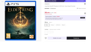 Juego PS5 Elden Ring por 35.69€ (Cuenta Nueva 23.69€)