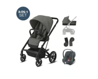 Poussette trio Balios S avec nacelle Cot S et siège auto à 527,99€