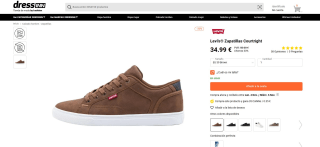 Zapatillas Courtright Levi's por 34,99€/36,99€