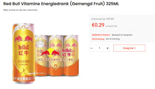 Red Bull Mixed Fruits Flavour (325ml) voor €0,29 bij Ocaham