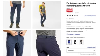 Pantalón de montaña y trekking Hombre Quechua MH500 por 17,99€